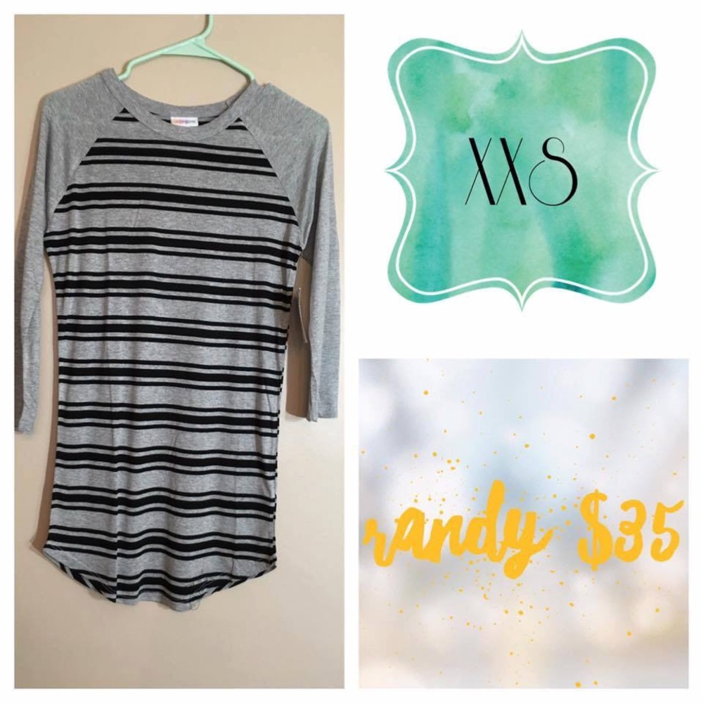 LuLaRoe Randy Baseball Tee XXS NWT